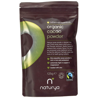 Naturya Organic Cacao Powder Fair Trade 125g - Just Natural