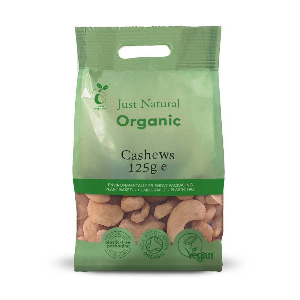 Just Natural Organic Cashews Whole 125g - Just Natural
