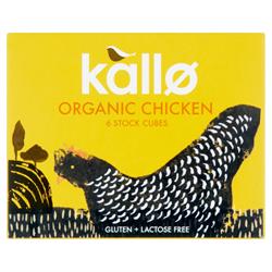 Kallo Organic Chicken Stock Cubes 66g - Just Natural