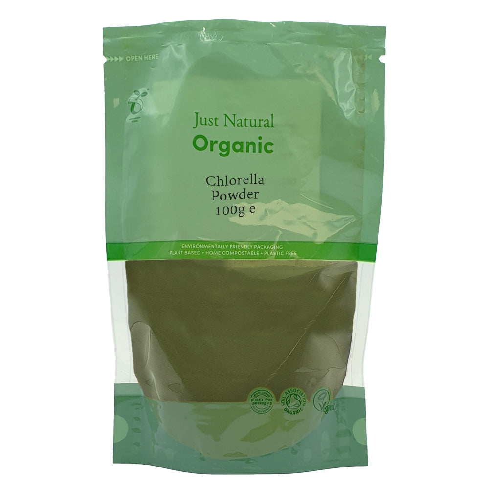 Just Natural Organic Chlorella Powder 100g - Just Natural