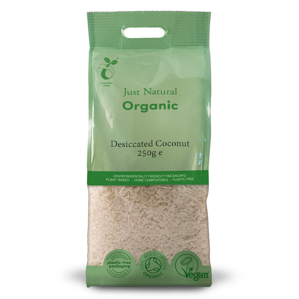 Just Natural Organic Coconut Dessicated 250g - Just Natural