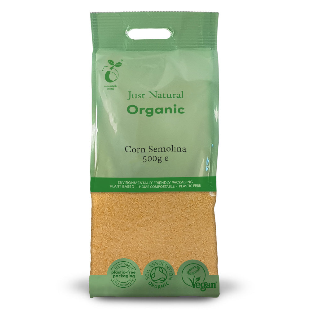 Just Natural Organic Corn Semolina 500g - Just Natural