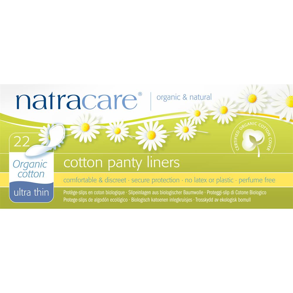 Natracare Organic Cotton Pantyliners Ultra Thin x 22 - Just Natural