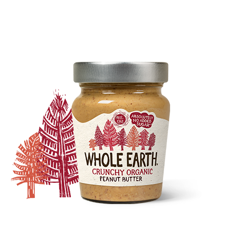 Whole Earth Organic Crunchy Peanut Butter 227g - Just Natural