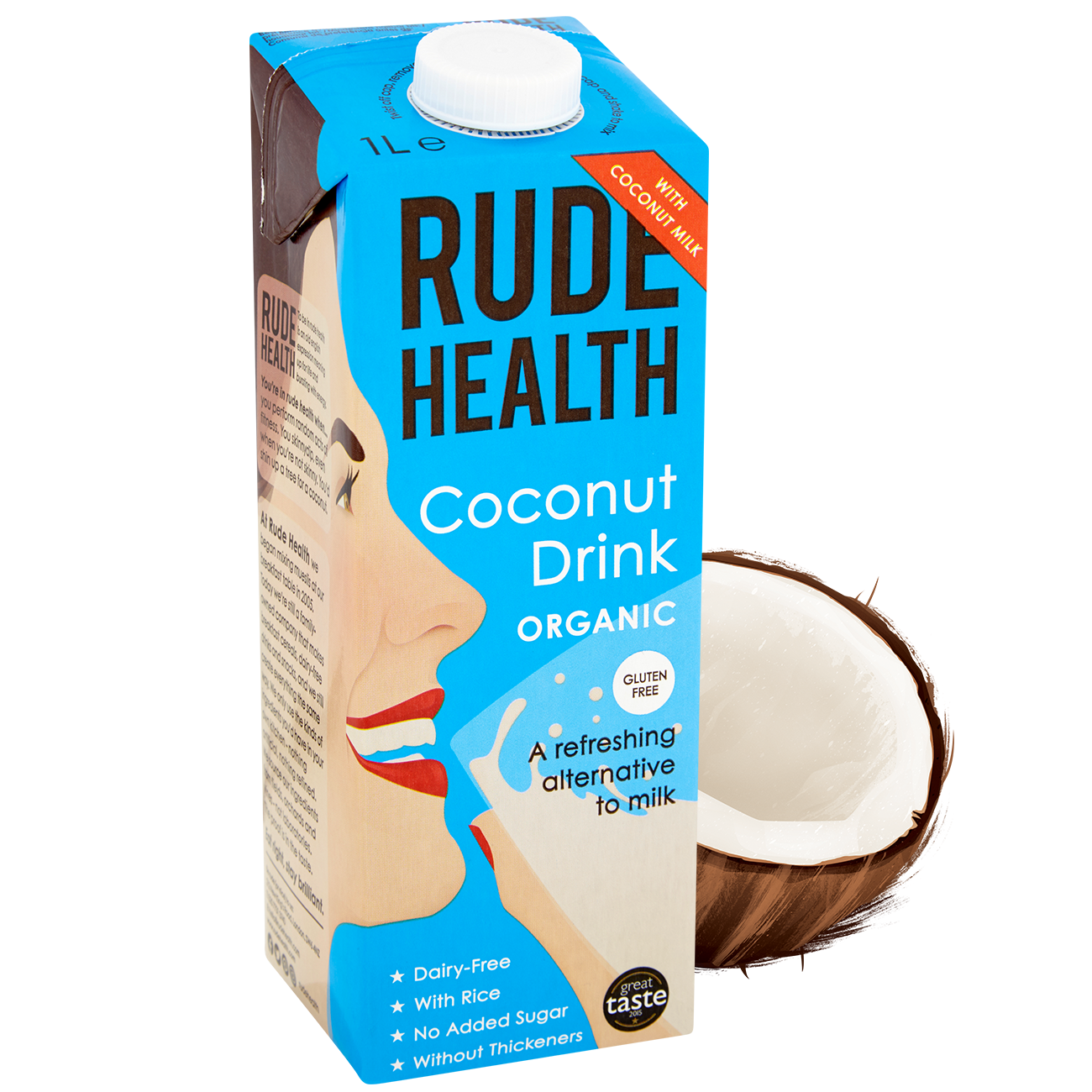 Rude Health Organic Dairy Free Coconut Drink 1000ml - Just Natural