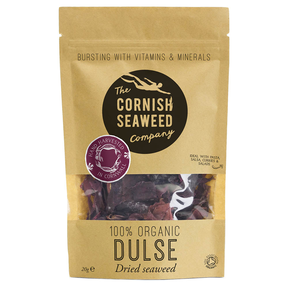 The Cornish Seaweed Company Organic Dulse Seaweed 20g - Just Natural