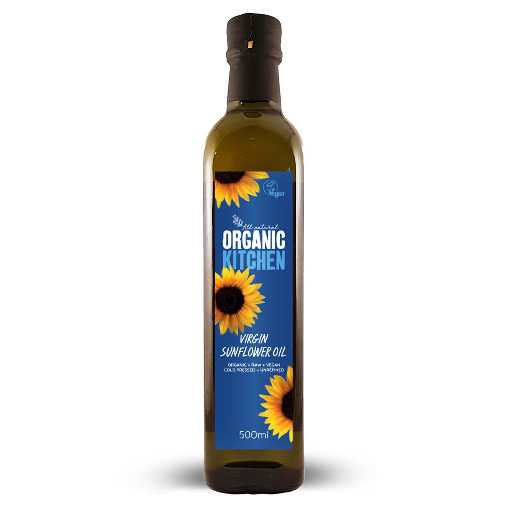 Organic Extra Virgin Sunflower Oil 500ml - Just Natural