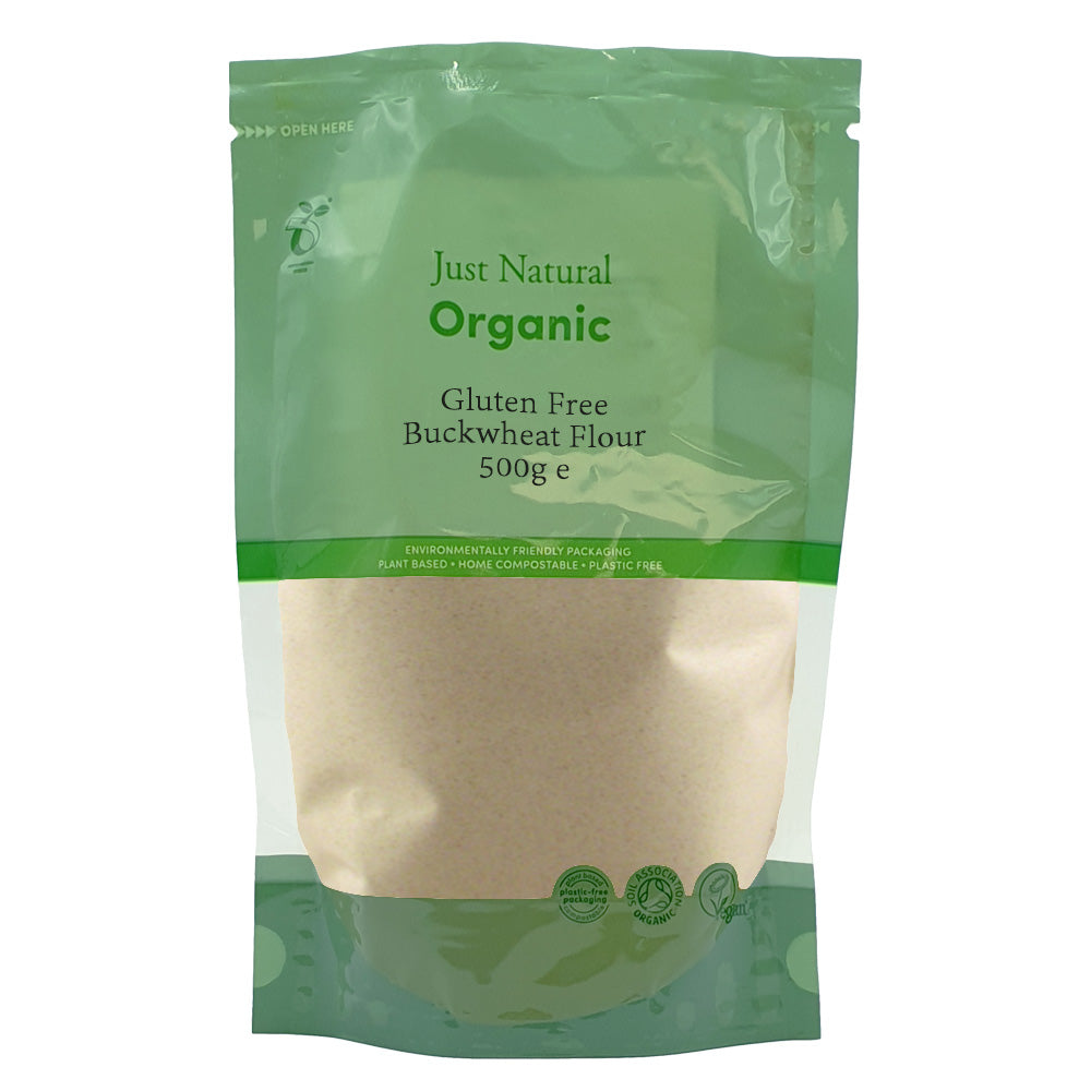 Just Natural Organic Gluten Free Buckwheat Flour 500g - Just Natural