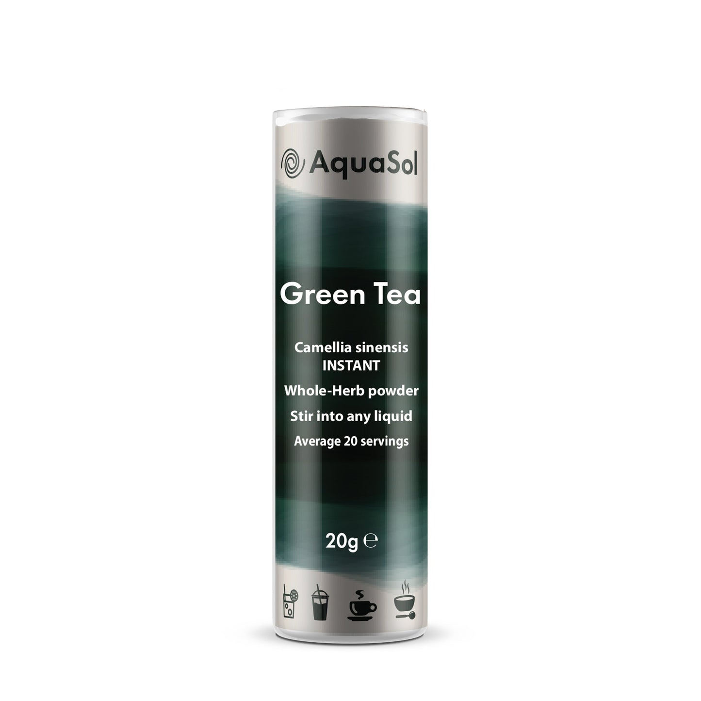 Aquasol Organic Green Instant Herbal Tea 20g - Just Natural