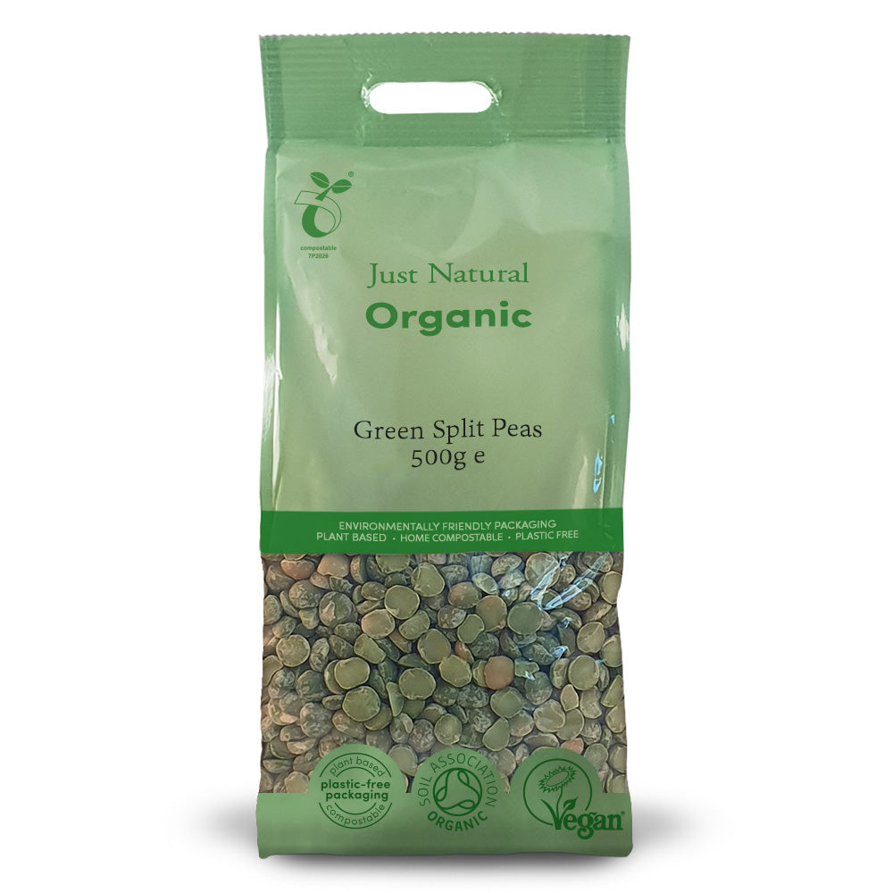 Just Natural Organic Green Split Peas 500g - Just Natural