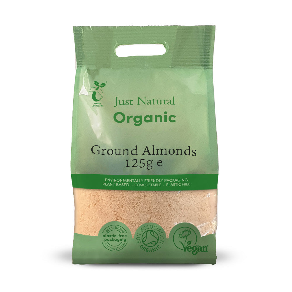 Just Natural Organic Ground Almonds 125g - Just Natural
