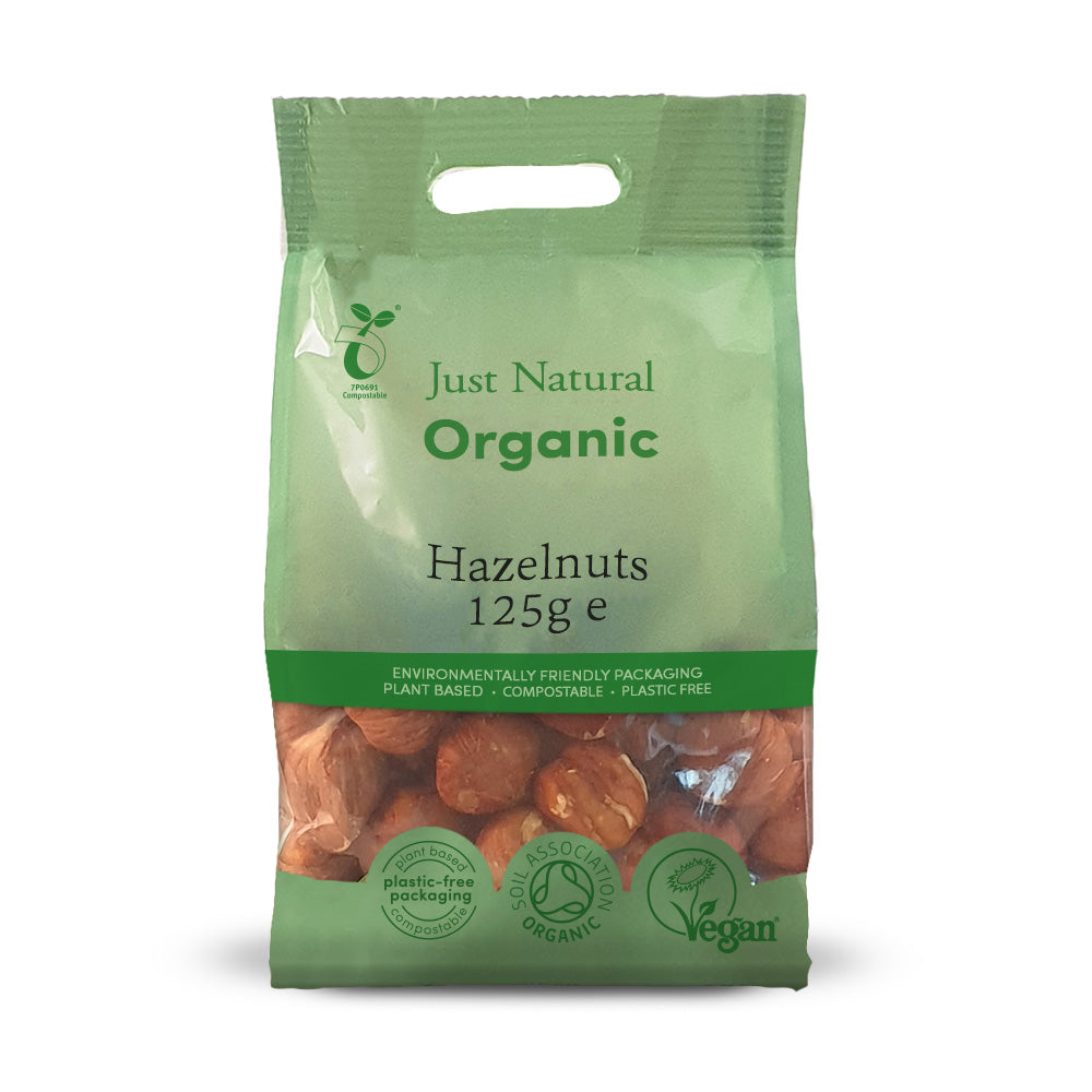 Just Natural Organic Hazelnuts 125g - Just Natural