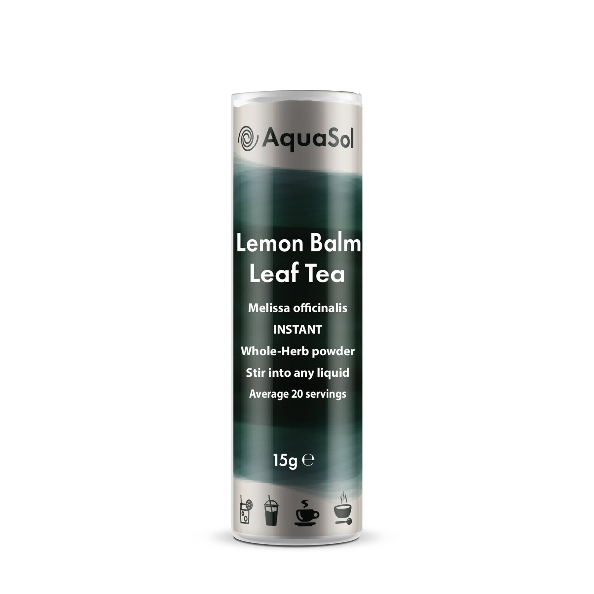 Aquasol Organic Lemon Balm Instant Herbal Tea 15g - Just Natural