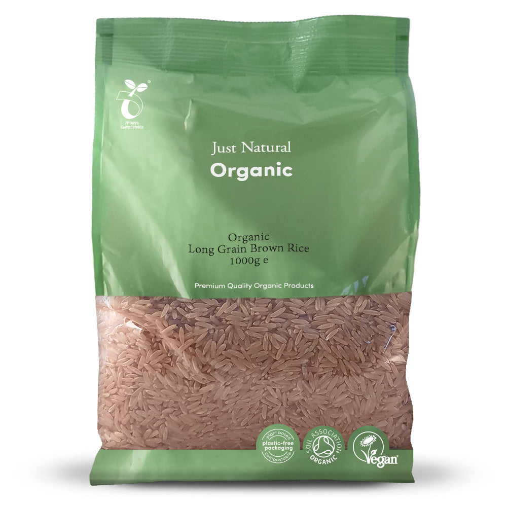 Organic Long Grain Brown Rice Just Natural