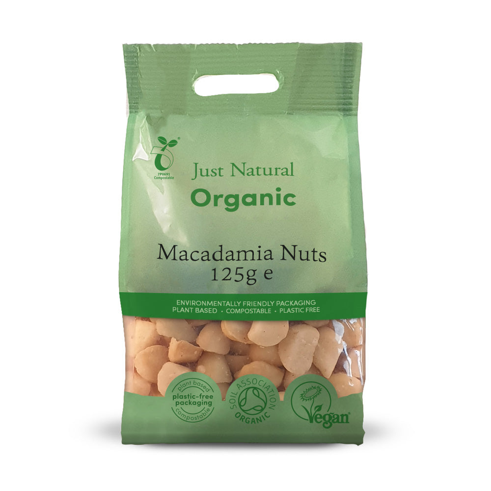Just Natural Organic Macadamia Nuts 125g - Just Natural