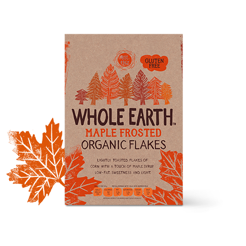 Whole Earth Organic Maple Frosted Flakes 375g - Just Natural