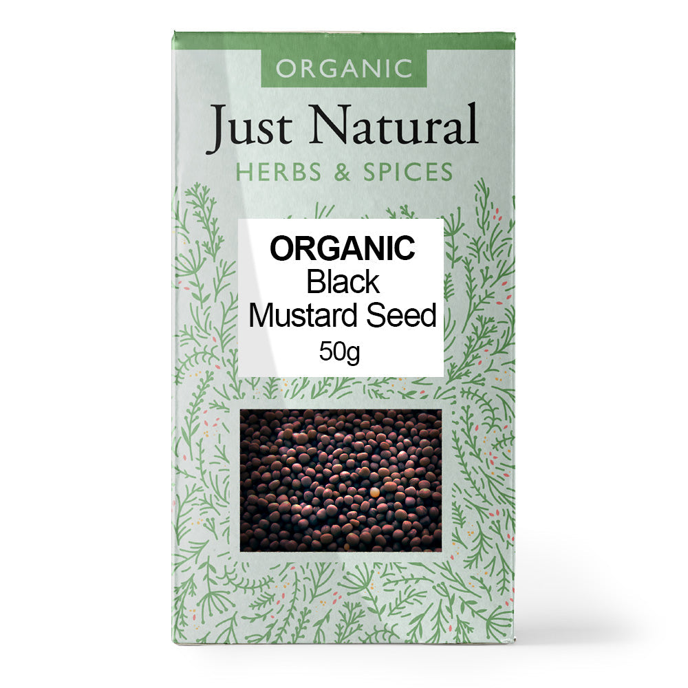 Just Natural Organic Mustard Seed Black 50g - Just Natural