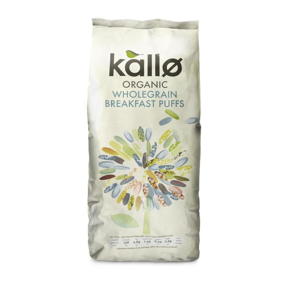 Kallo Organic Natural Puffed Rice Cereal 225g - Just Natural