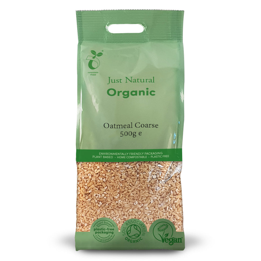 Just Natural Organic Oatmeal Coarse 500g - Just Natural