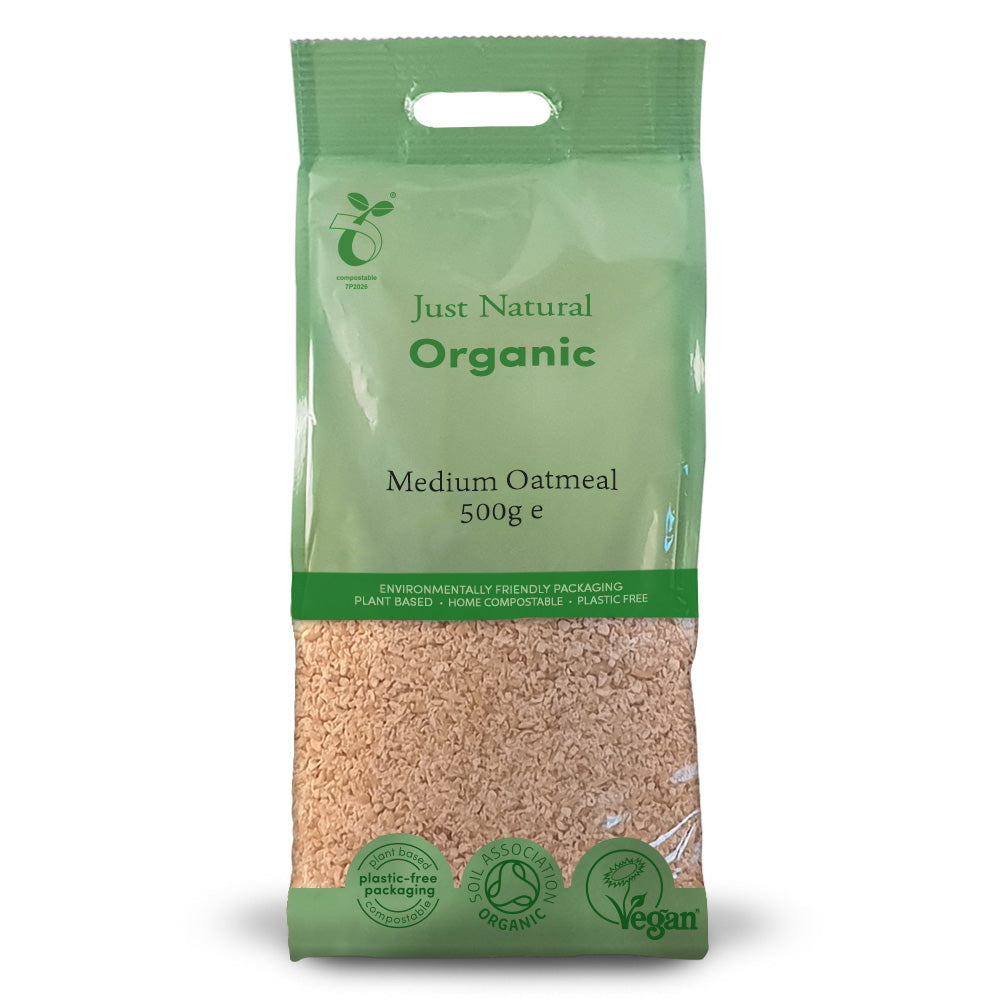 Just Natural Organic Oatmeal Medium 500g - Just Natural