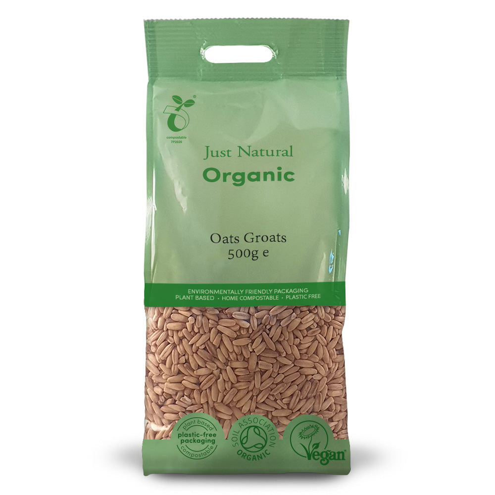 Just Natural Organic Oats Groats 500g - Just Natural