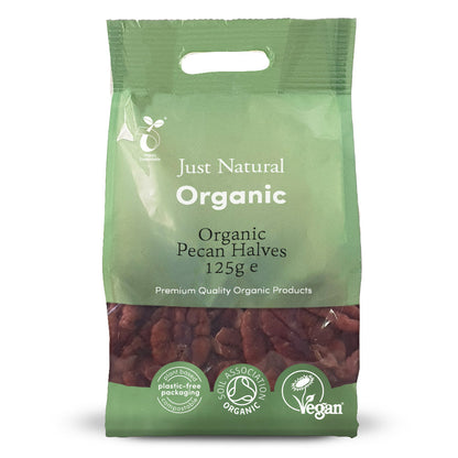 Just Natural Organic Pecan Halves 125g - Just Natural