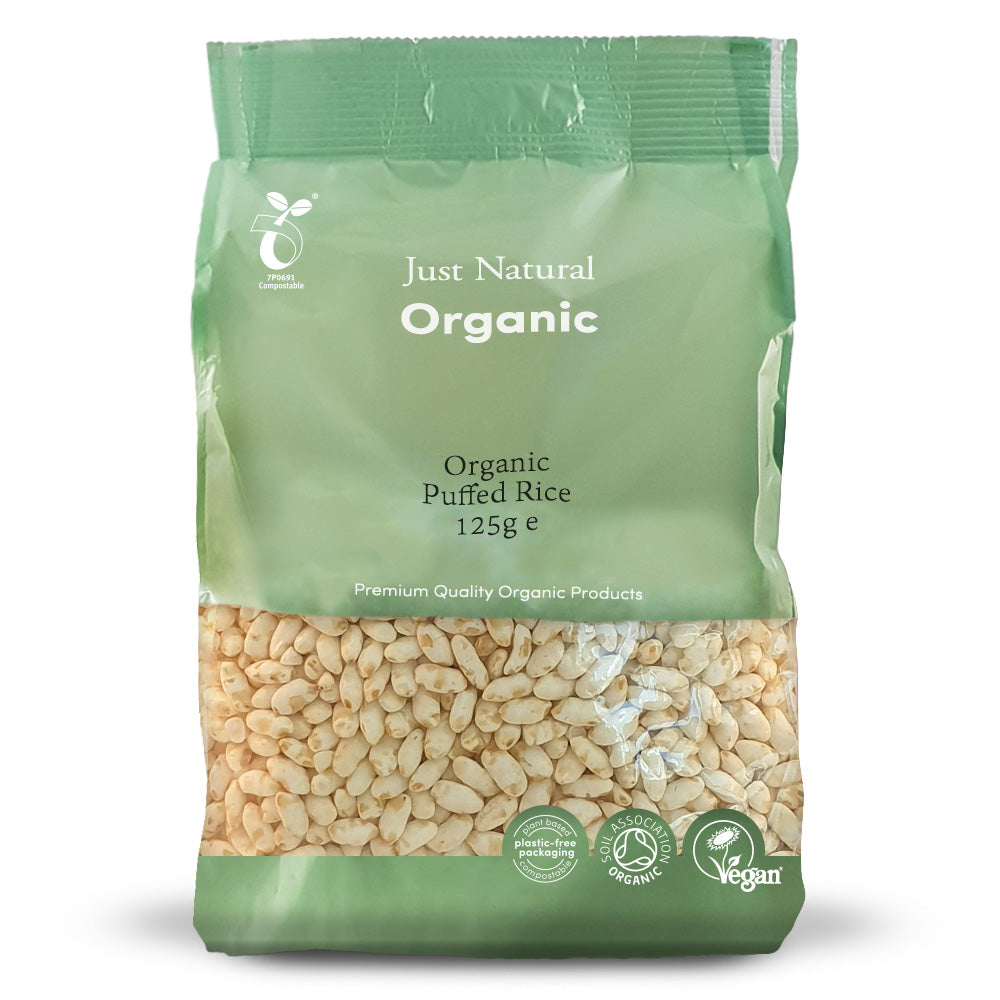 Just Natural Organic Puffed Rice 125g - Just Natural
