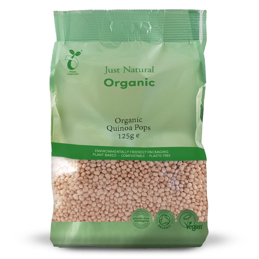 Just Natural Organic Quinoa Pops 125g - Just Natural