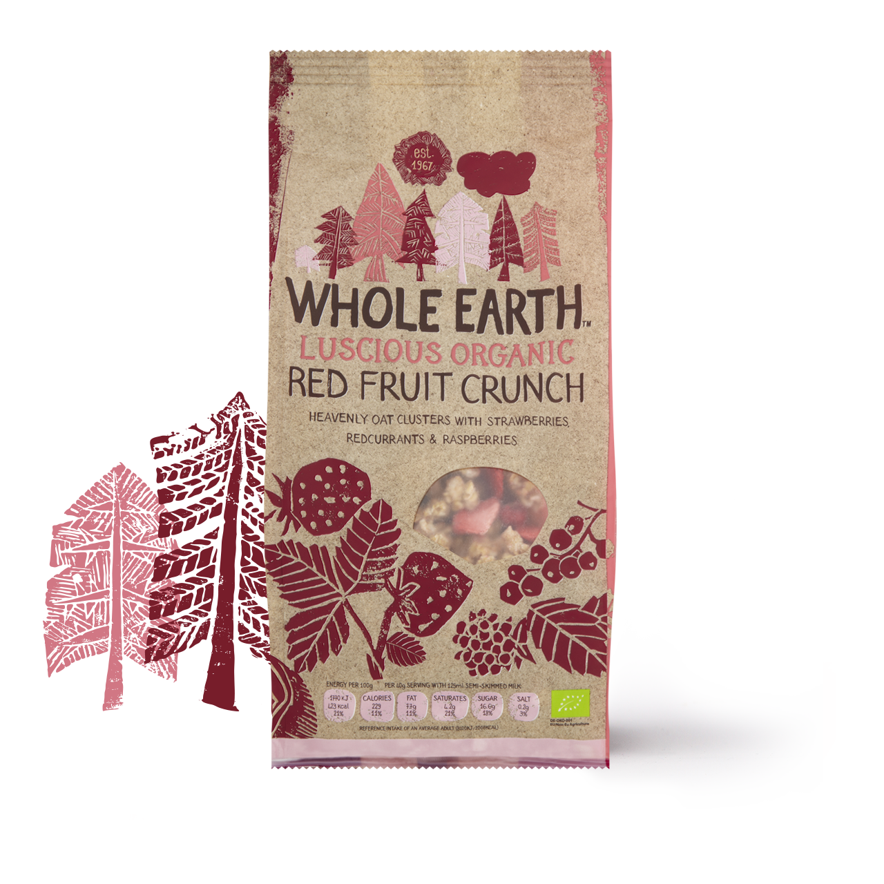 Whole Earth Organic Red Fruit Crunch 450g - Just Natural