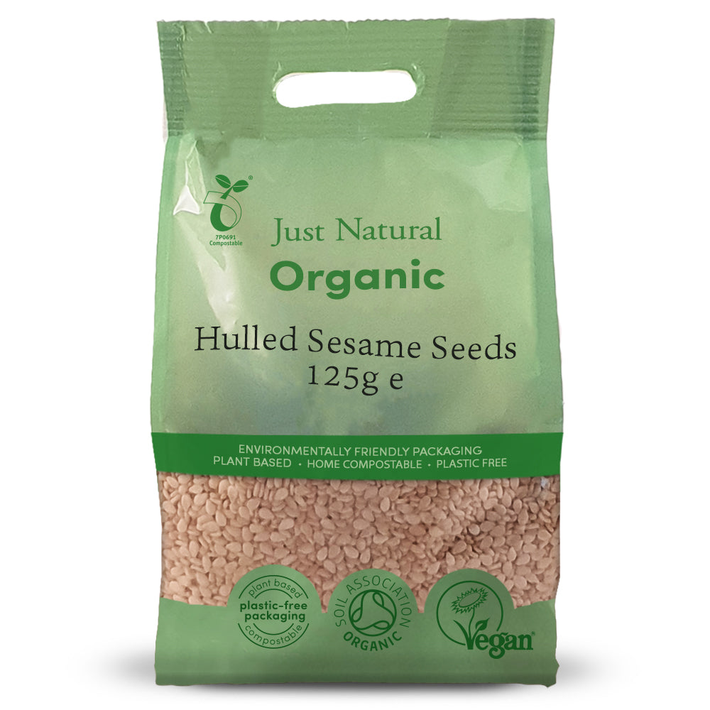 Just Natural Organic Sesame Seeds Hulled 125g - Just Natural
