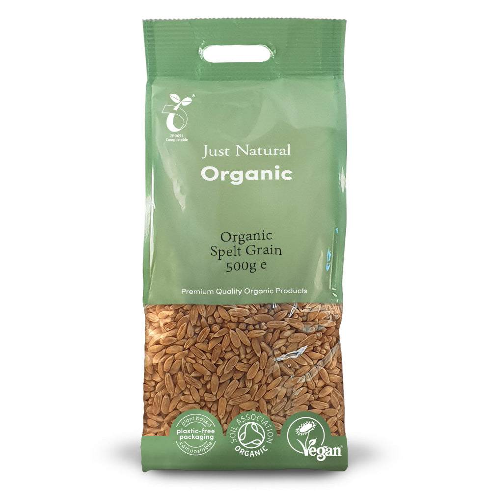 Just Natural Organic Spelt Grain 500g - Just Natural