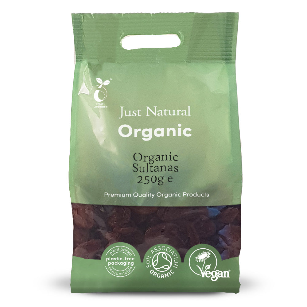 Just Natural Organic Sultanas 250g - Just Natural