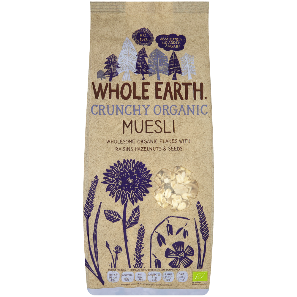 Whole Earth Organic Swiss Style Recipe Muesli 750g - Just Natural