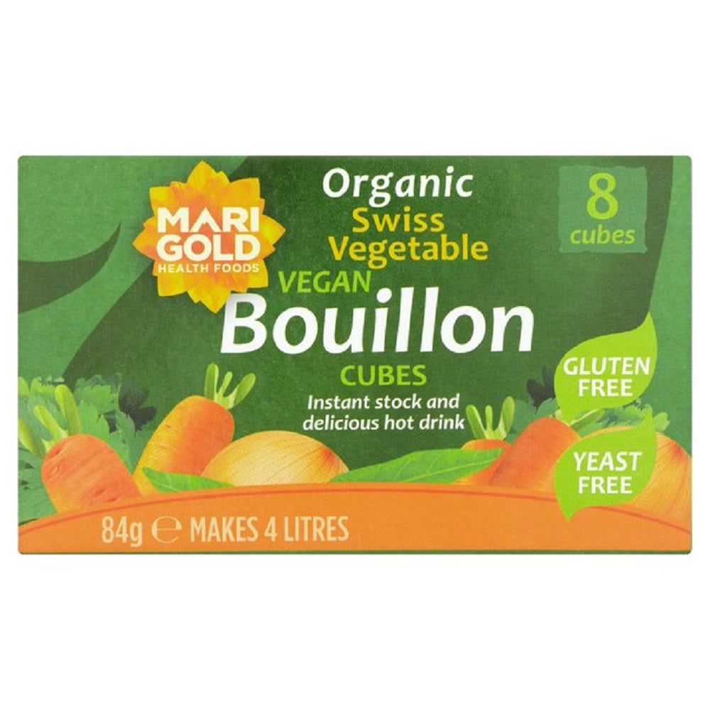 Organic Swiss Vegetable Bouillon Cubes Yeast Free - Just Natural
