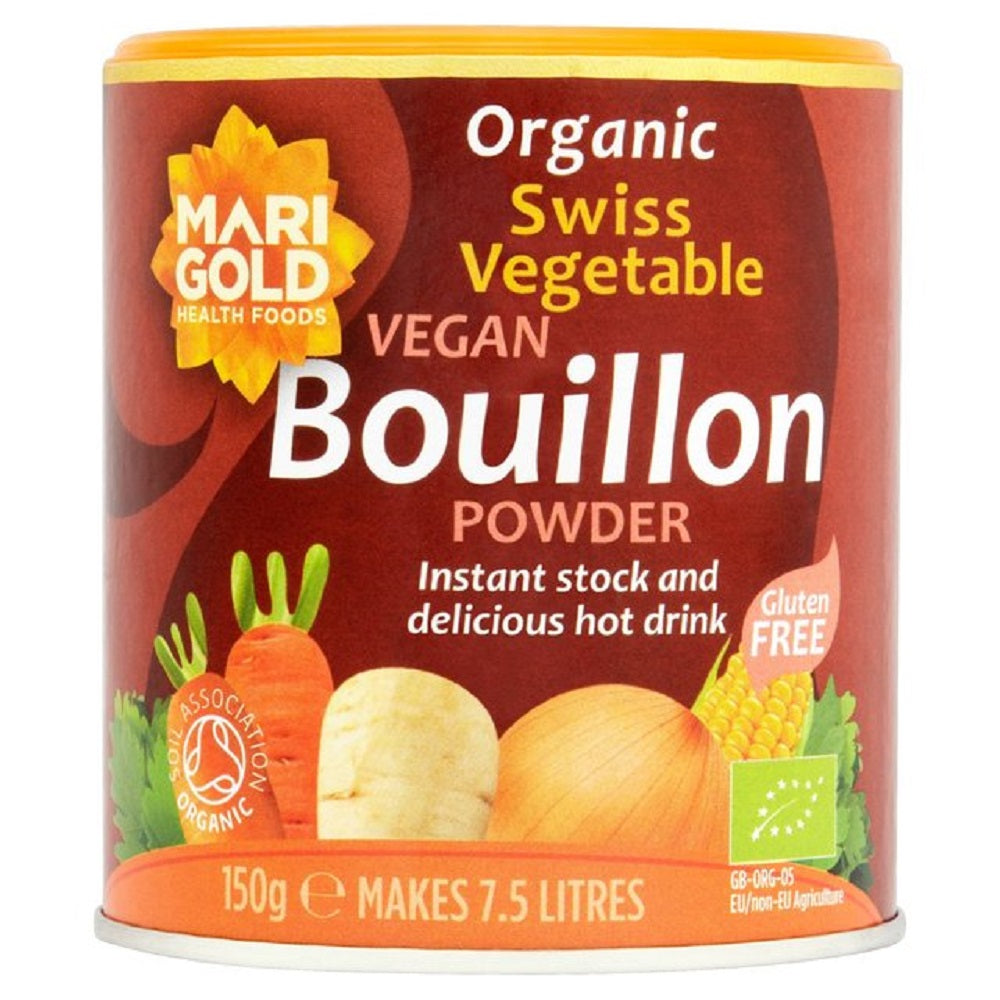 Organic Swiss Vegetable Bouillon Powder Red Pot 15 - Just Natural