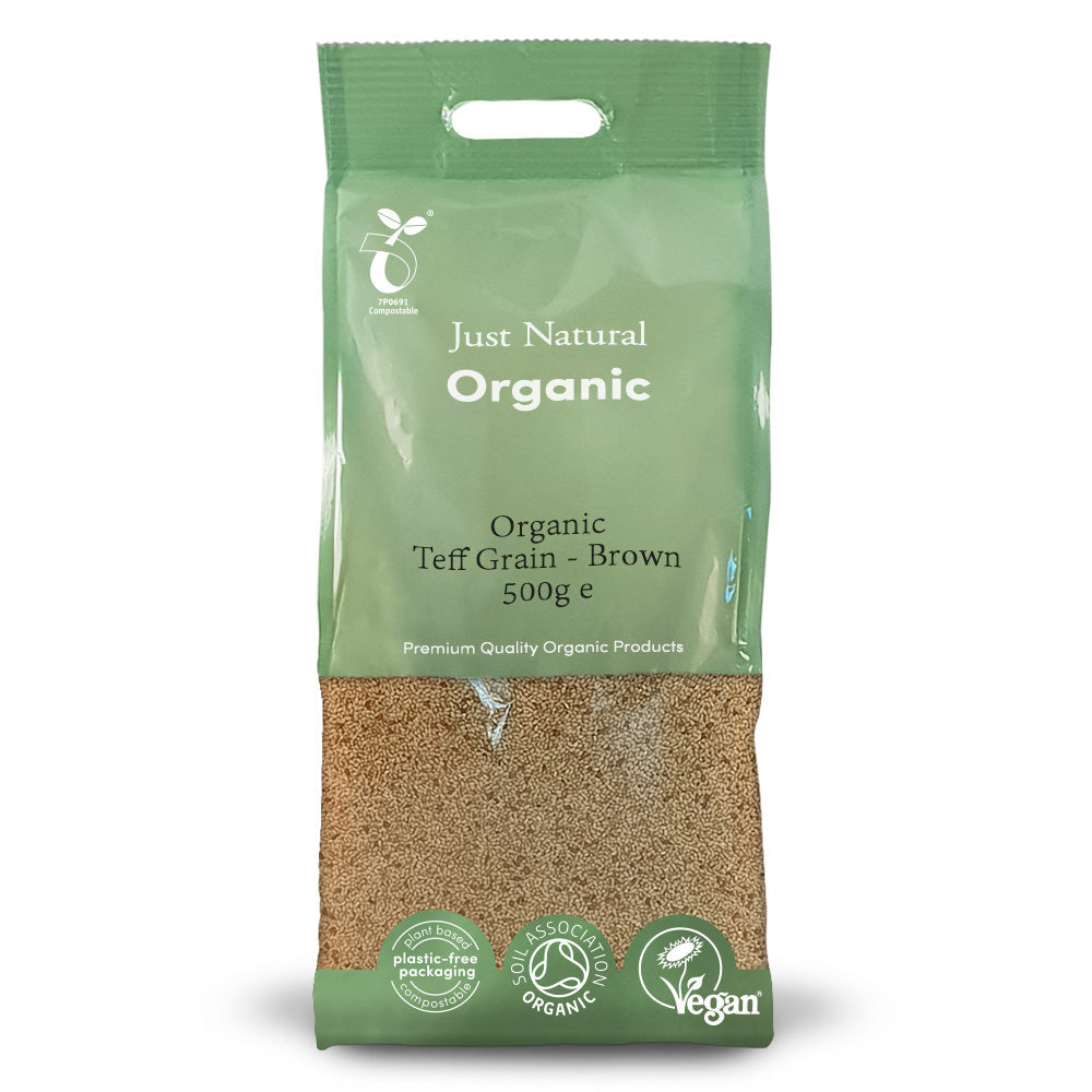Just Natural Organic Teff Grain - White 500g - Just Natural