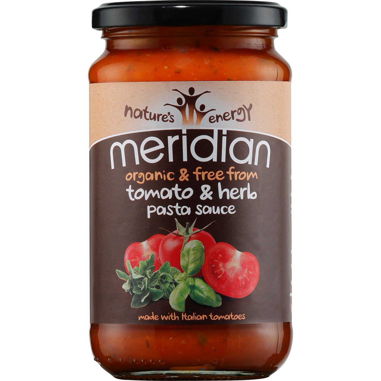 Meridian Organic Tomato and Herb Pasta Sauce 440g - Just Natural