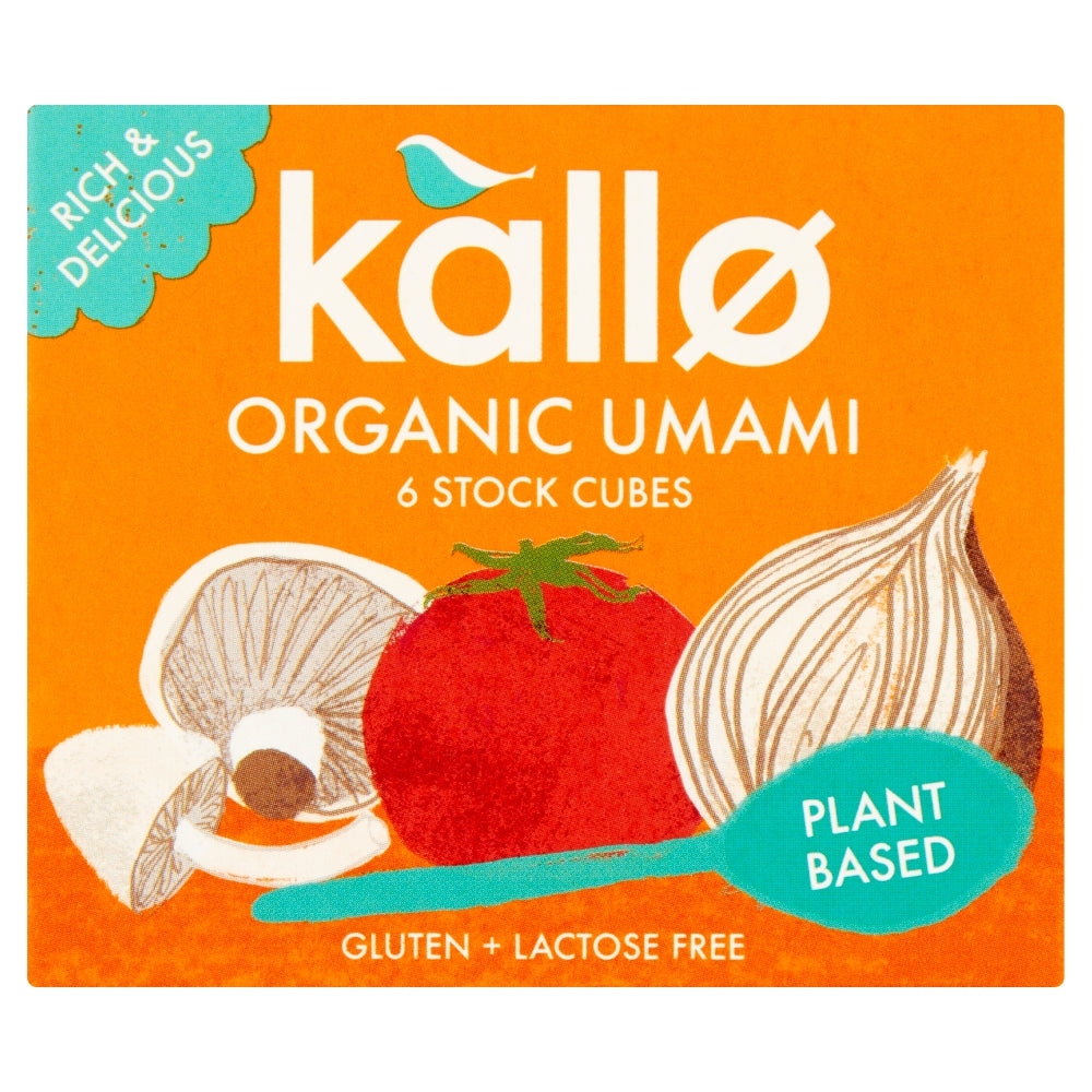 Kallo Organic Umami Stock Cubes 66g - Just Natural