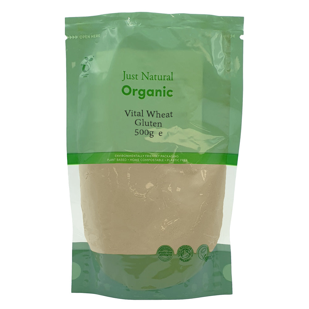 Just Natural Organic Vital Wheat Gluten 500g - Just Natural