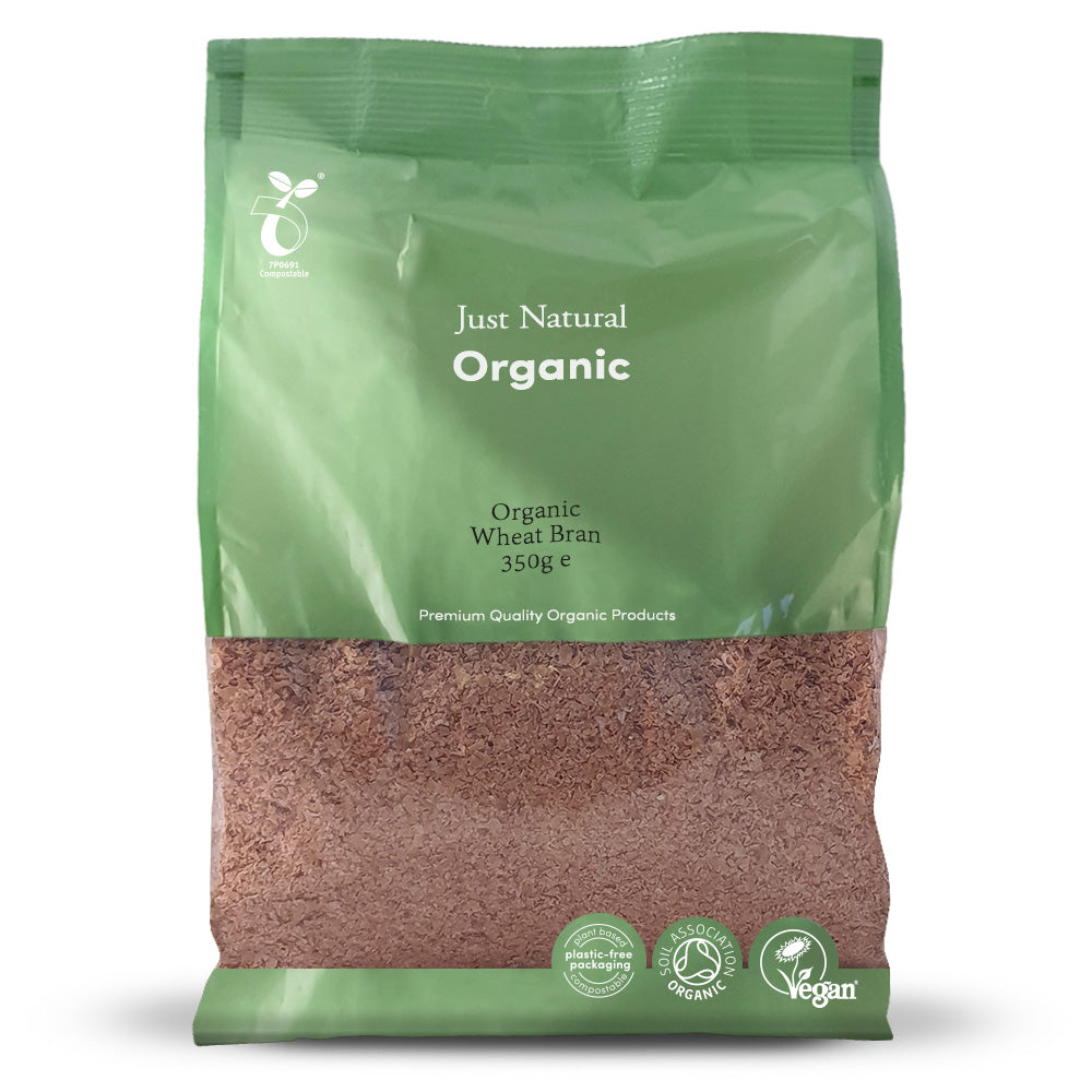 Just Natural Organic Wheat Bran 350g - Just Natural