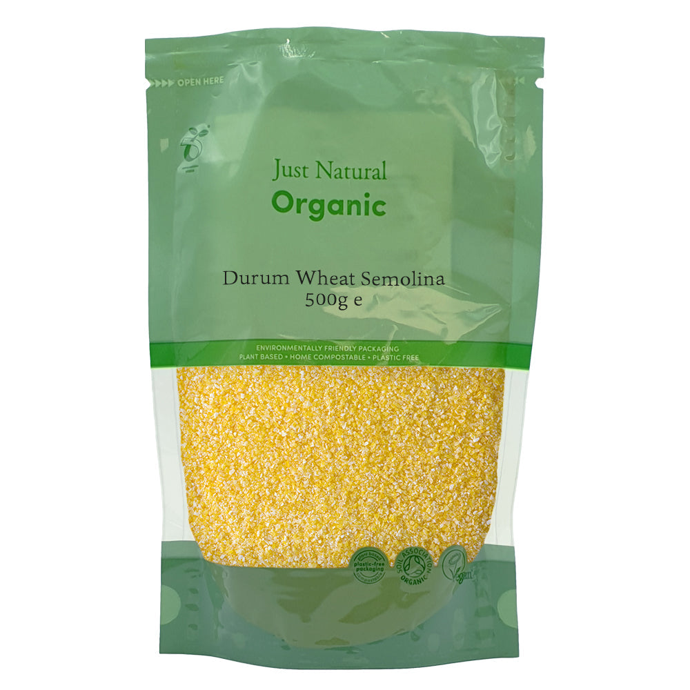 Just Natural Organic Wheat Semolina 500g - Just Natural