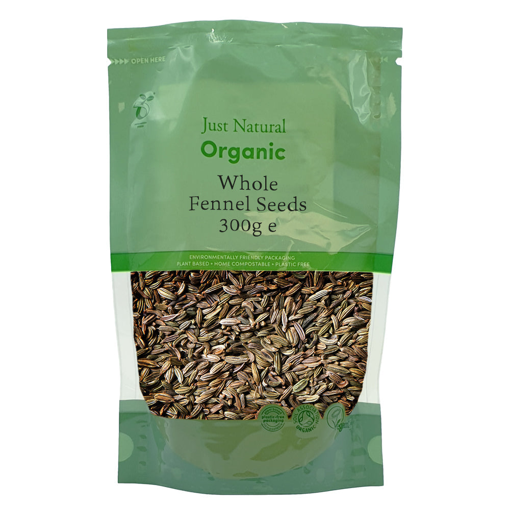 Just Natural Organic Whole Fennel Seeds 300g - Just Natural