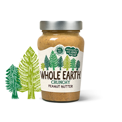 Whole Earth Original Crunchy Peanut Butter 340g - Just Natural