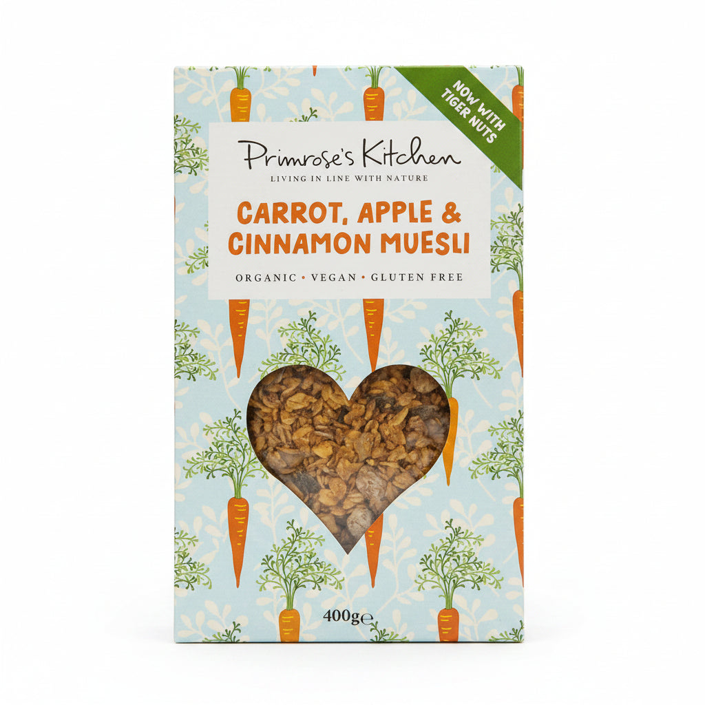 Carrot Apple and Cinnamon Muesli 400g - Just Natural