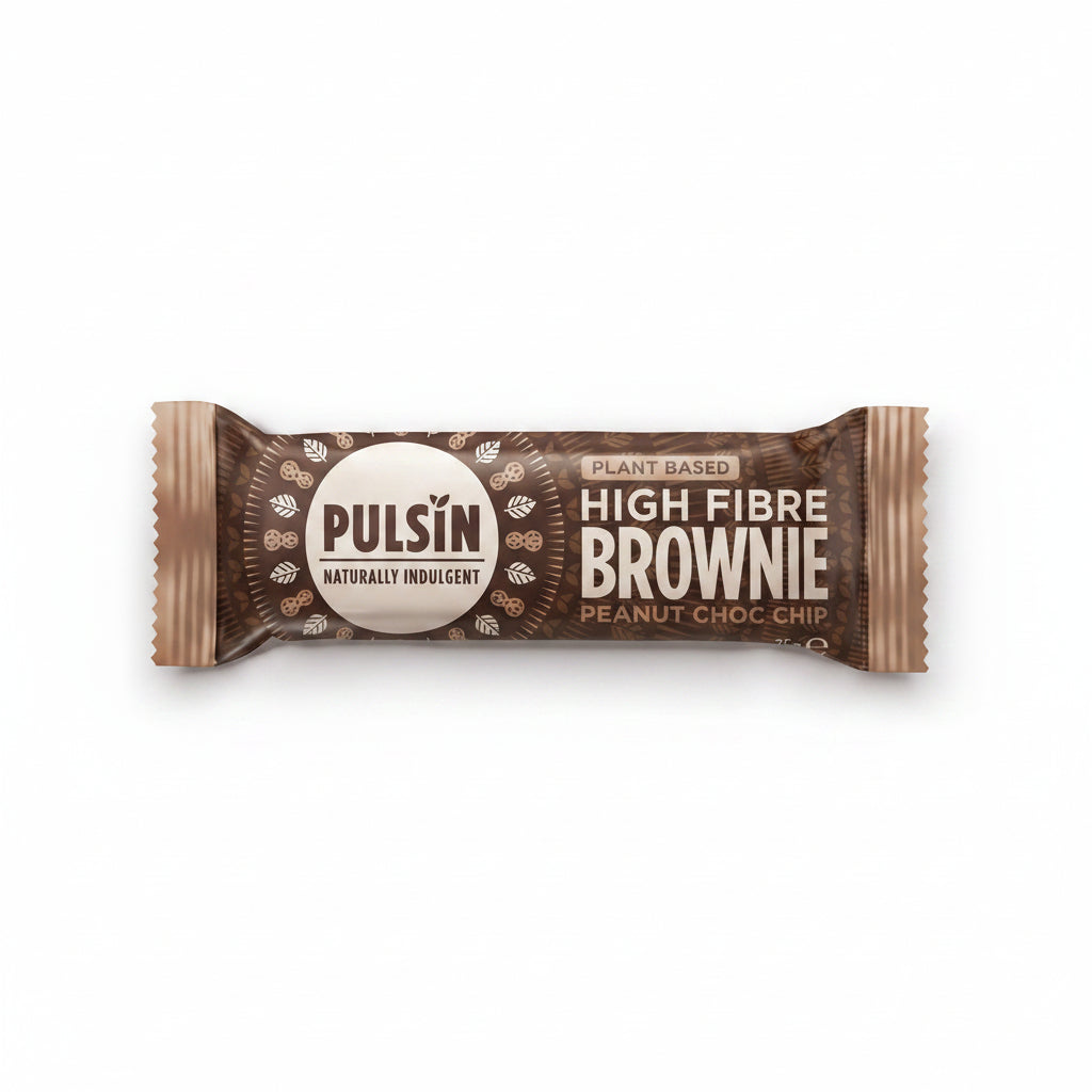 Pulsin Peanut Choc Chip Raw Choc Brow 50g