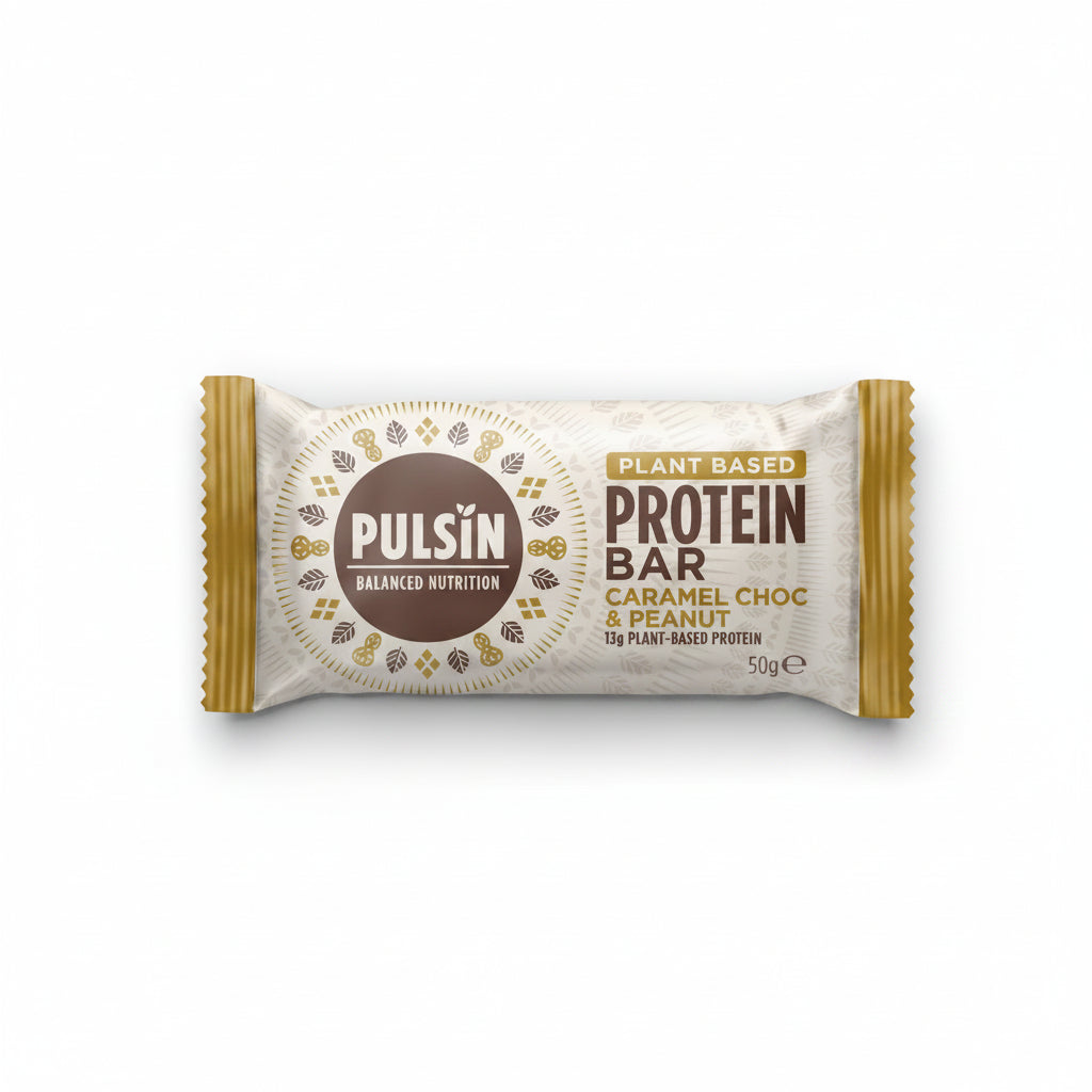 Pulsin Caramel Choc Pnut Pro Booster 50g