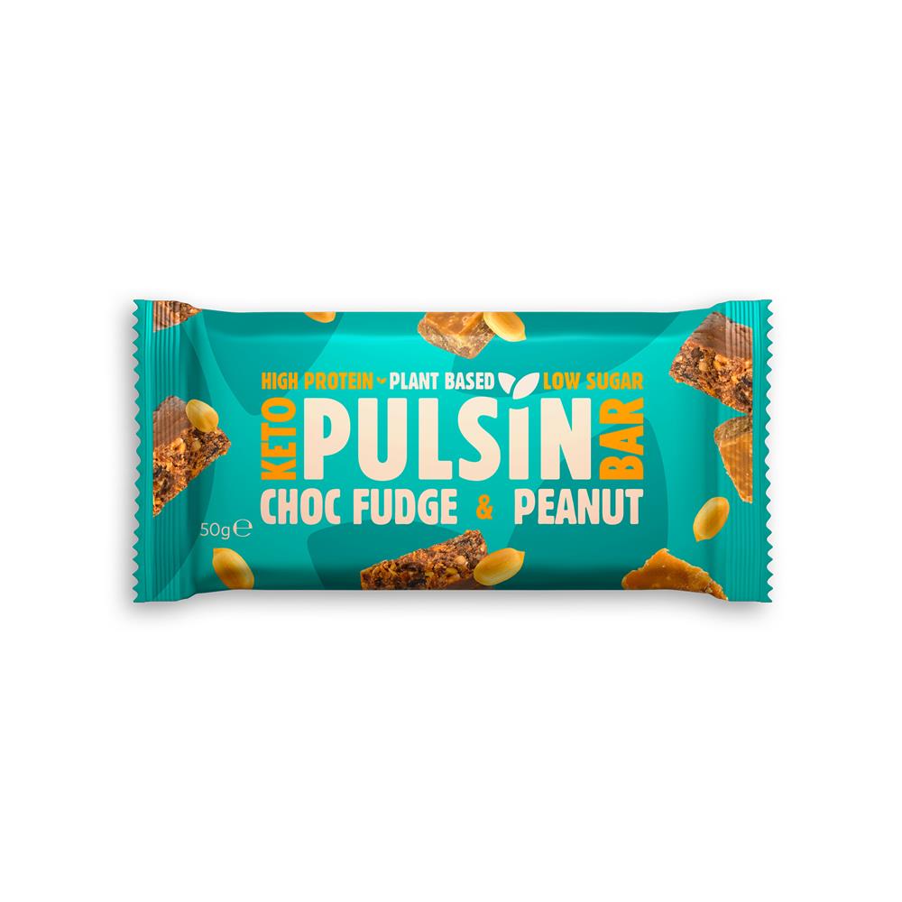 Pulsin Choc Fudge Pnt Keto Bar 50g