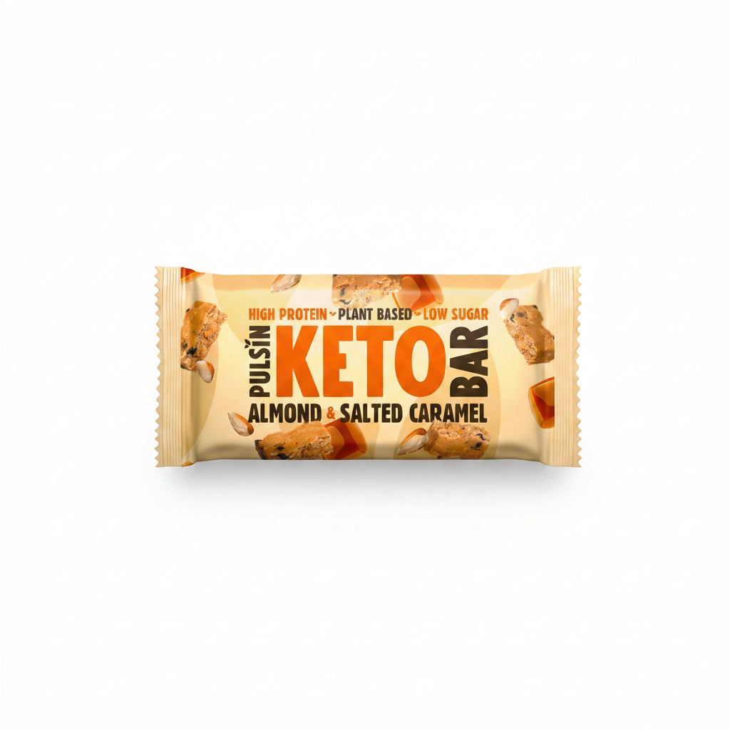 Pulsin Raspberry Choc Chip Keto Bar 50g