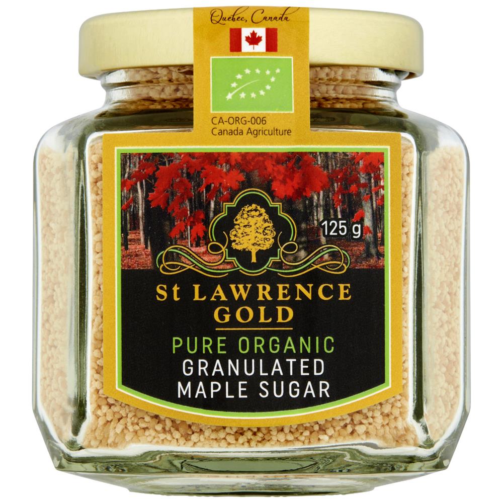 St Lawrence Gold Pure Organic Maple Sugar 125g - Just Natural