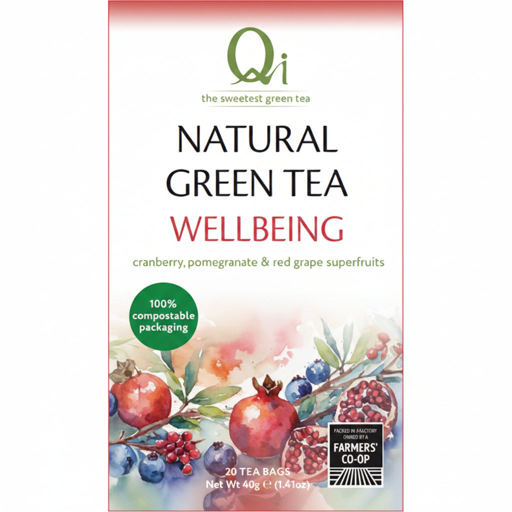 Qi Wellbeing Green Tea 40 g